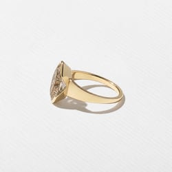 Lou Champagne Diamond in 18k Yellow Gold – view 2 thumbnail