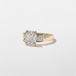 Nova Antique Cushion in 14k Yellow Gold – view 2 thumbnail