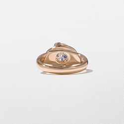 Gaia Round in 14k Rose Gold – view 4 thumbnail