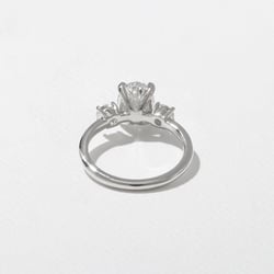Trey Oval in Platinum – view 4 thumbnail