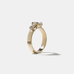 Henri Pear in 14k Yellow Gold – view 5 thumbnail
