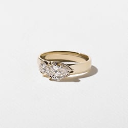 Henri Pear in 14k Yellow Gold – view 2 thumbnail