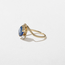 Gemma Sapphire Oval in 14k Yellow Gold – view 3 thumbnail