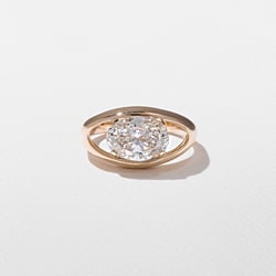 Monroe Oval in 14k Rose Gold thumbnail