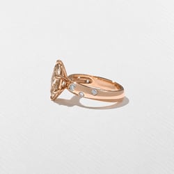 Skylar Champagne Diamond in 14k Rose Gold – view 3 thumbnail