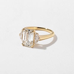 Blair Emerald-Cut in 14k Yellow Gold – view 2 thumbnail