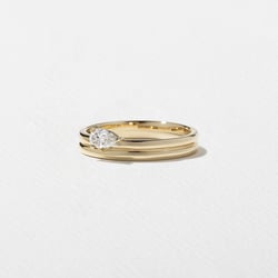 Serra Pear in 14k Yellow Gold – view 2 thumbnail