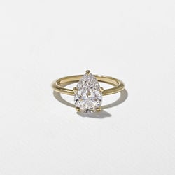 Grace Pear Solitaire in 18k Yellow Gold thumbnail