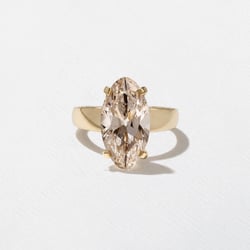 Nova Champagne Diamond in 18k Yellow Gold thumbnail