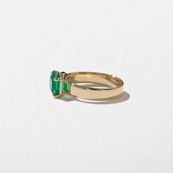 Henri Emerald-Cut in 14k Yellow Gold – view 4 thumbnail