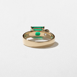 Henri Emerald-Cut in 14k Yellow Gold – view 3 thumbnail