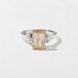 Cleo Champagne Diamond in Platinum thumbnail