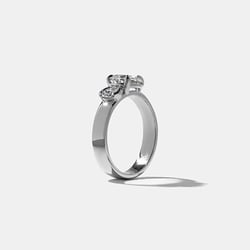 Henri Pear in 18k White Gold – view 5 thumbnail