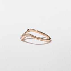 Rae with Pavé in 14k Rose Gold – view 2 thumbnail