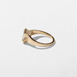 Lou Emerald-Cut in 14k Yellow Gold – view 3 thumbnail