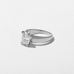 Nova Antique Cushion in 14k White Gold – view 2 thumbnail