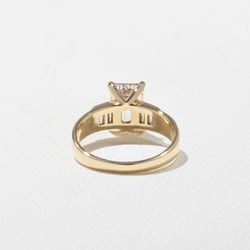Nova Emerald-Cut in 14k Yellow Gold – view 4 thumbnail