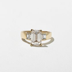 Nova Emerald-Cut in 14k Yellow Gold thumbnail