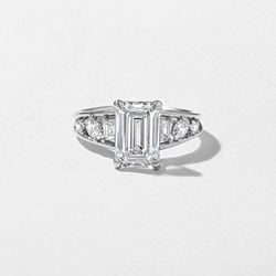 Marni Emerald-Cut Solitaire in Platinum thumbnail