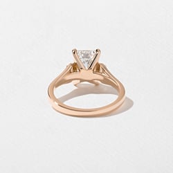Cleo Emerald-Cut in 14k Rose Gold – view 4 thumbnail