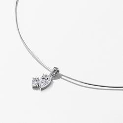 Elba Pendant in 14k White Gold – view 2 thumbnail