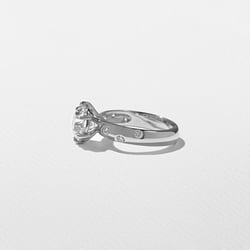 Skylar Round in Platinum – view 3 thumbnail