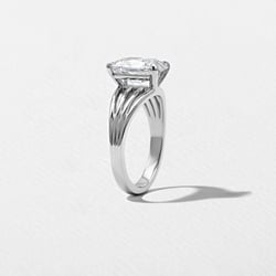 Scarlett Antique Cushion Solitaire in Platinum – view 5 thumbnail