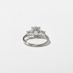 Trey Round in 18k White Gold – view 4 thumbnail