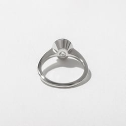 Bailey Oval Solitaire in 18k White Gold – view 4 thumbnail