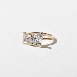 Vivi Pear and Princess in 14k Yellow Gold – view 2 thumbnail