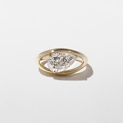 Monroe Pear in 14k Yellow Gold thumbnail