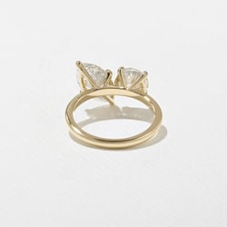 Vivi Grand Marquise and Round in 18k Yellow Gold – view 4 thumbnail