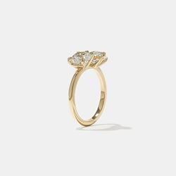 Vivi Grand Marquise and Round in 18k Yellow Gold – view 5 thumbnail