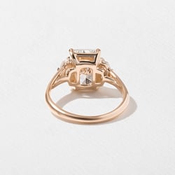 Blair Radiant in 14k Rose Gold – view 4 thumbnail