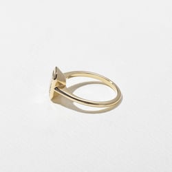 Bailey Emerald-Cut Solitaire in 14k Yellow Gold – view 4 thumbnail