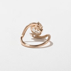 Gemma Oval in 14k Rose Gold – view 4 thumbnail