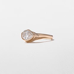Gaia Pear in 14k Rose Gold – view 2 thumbnail
