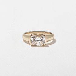 Esme Antique Cushion in 18k Yellow Gold thumbnail