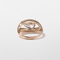 Monroe Pear in 14k Rose Gold – view 4 thumbnail