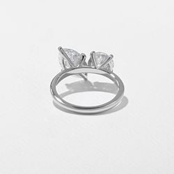 Vivi Grand Marquise and Round in 18k White Gold – view 4 thumbnail
