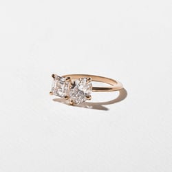 Vivi Oval and Asscher in 14k Rose Gold – view 2 thumbnail