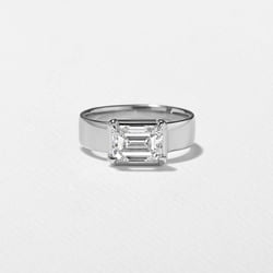 Reid Emerald-Cut in 14k White Gold thumbnail