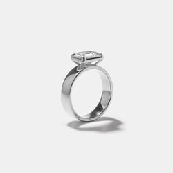 Reid Emerald-Cut in 14k White Gold – view 5 thumbnail