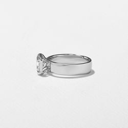 Reid Emerald-Cut in 14k White Gold – view 3 thumbnail
