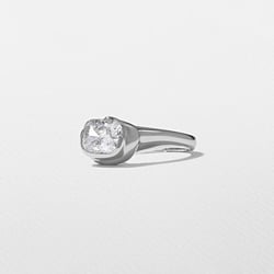 Gaia Cushion-Cut in 14k White Gold – view 2 thumbnail