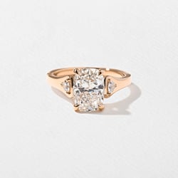 Cleo Cushion in 14k Rose Gold thumbnail