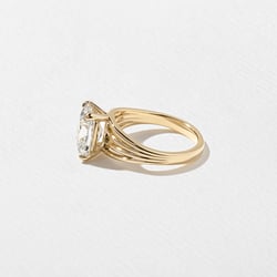 Scarlett Antique Cushion Solitaire in 14k Yellow Gold – view 3 thumbnail