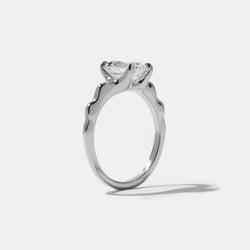 Sloan Antique Cushion in 18k White Gold – view 5 thumbnail