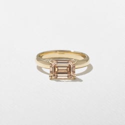 James Champagne Diamond in 18k Yellow Gold – view 2 thumbnail