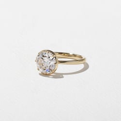 Daphne Antique Round in 14k Yellow Gold – view 2 thumbnail